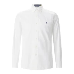 Polo Ralph Lauren Hemd mit Logo weiß Hemd