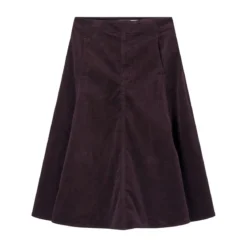 Polo Ralph Lauren Midirock aus Cord lila Minirock