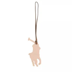 Polo Ralph Lauren Pny Pl Charm Bag Charm Medium Ballet Pink Schlüsselanhänger