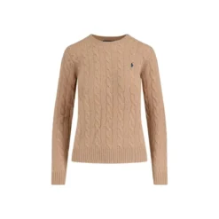Polo Ralph Lauren Pullover aus Kaschmir-Woll-Mix Brown Pullover