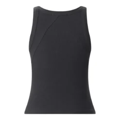 Rag & Bone Ripp-Top mit U-Ausschnitt schwarz Top