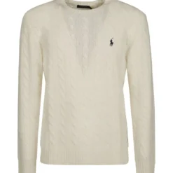 Ralph Lauren Polo Trui Wit Creme