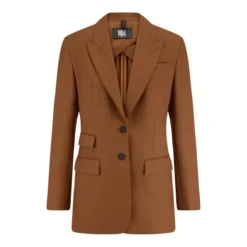 Riani Blazer aus Viskose-Mix braun Blazer
