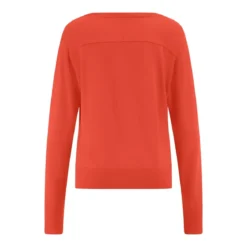 Riani Strickpullover aus Wolle orange Pullover