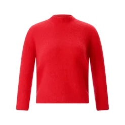 Roberto Collina Pullover aus Kaschmir-Seide-Mix rot Pullover