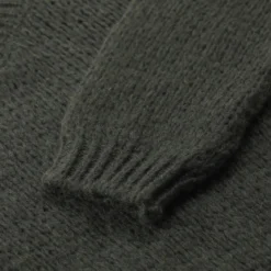 Roberto Collina Pullover aus Alpakawolle grün Pullover