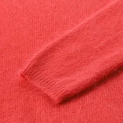 Roberto Collina Rundhalspullover aus Angorawoll-Mix braun Pullover