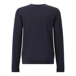 Roberto Collina Strickpullover mit V-Ausschnitt schwarz Longsleeve