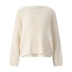 Roberto Collina Strickpullover aus Baumwollmix weiß Pullover
