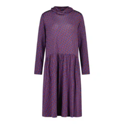 Rosso35 Midikleid mit geometrischem Muster mehrfarbig Midikleid