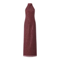 Rotate Maxikleid mit Pailletten rot Maxikleid