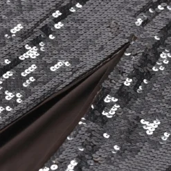 Rotate Midirock mit Pailletten schwarz Maxirock