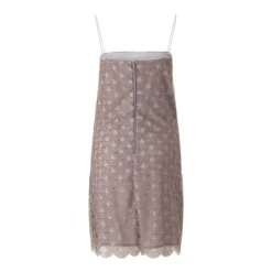 Rotate Mini-Kleid mit Pailletten braun Minikleid