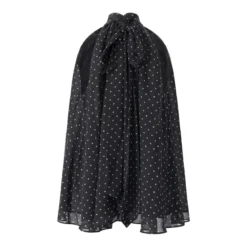 Rotate Neckholder Top mit Blumenprint schwarz Top