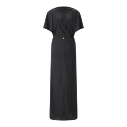 Rotate Rückenfreies Maxikleid schwarz Maxikleid