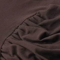 Rotate T-Shirt mit Puffärmeln braun T-Shirt