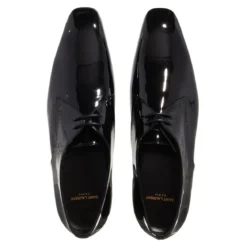 Saint Laurent Eli Nero Schnürschuhe