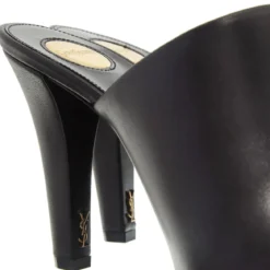 Saint Laurent Jill Mule Nero Mules