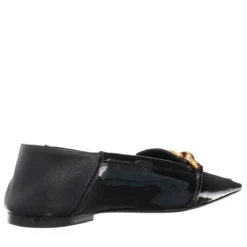 Saint Laurent LE Maillon Slippers Black Ballerinas