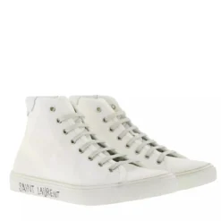 Saint Laurent Malibu Hightop Sneaker Blanc Optique High-Top-Sneaker