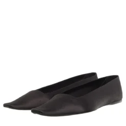 Saint Laurent Poppy Ballet Flat Nero Ballerinas