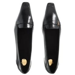 Saint Laurent Poppy Bal Shoes Black Ballerinas