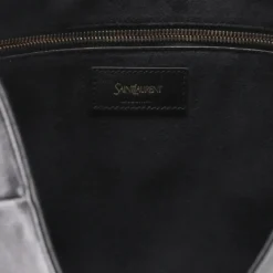 Saint Laurent Schultertasche aus Leder schwarz Hobo Bag