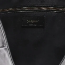 Saint Laurent Schultertasche aus Leder schwarz Hobo Bag