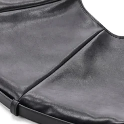Saint Laurent Schultertasche aus Leder schwarz Hobo Bag