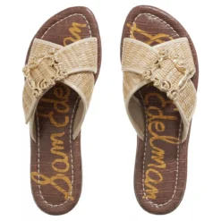 Sam Edelman Gracyn Dark Natural Slides