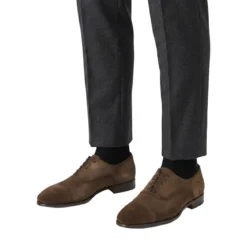 Santoni Schnürschuh Archie aus Leder mehrfarbig Schnürschuhe