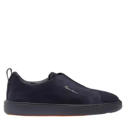 Santoni Sneaker Donkerblauw blau Low-Top-Sneaker
