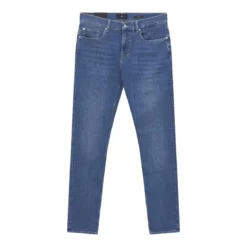 Seven for all Mankind Slimmy Jeans blau Slim-Fit-Jeans