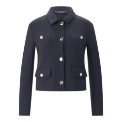 S Max Mara Leichte Jacke Sabato dunkelblau Daunenjacke