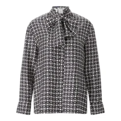 S Max Mara Seidenbluse Vittoria schwarz Bluse