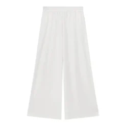 Sminfinity Hose aus Leinenmix weiß Stoffhose