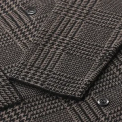 Sminfinity Jacke Glencheck Caban Jacket braun Übergangsjacke