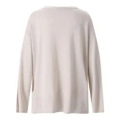 Sminfinity Longsleeve aus Seide & Leinen blau Longsleeve
