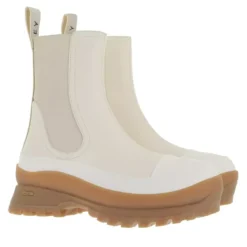 Stella McCartney Chealsea Boots Trace Cream Chelsea Boots