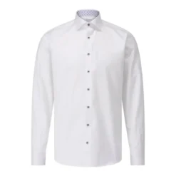 STENSTRÖMS Klassisches Hemd aus Cotton-Twofold Weiß Hemd