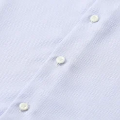 STENSTRÖMS Regular-Fit Hemd mit Hahnentrittmuster blau Hemd