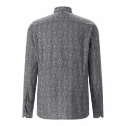 STENSTRÖMS Slim-Fit Hemd aus Baumwolle grau Hemd