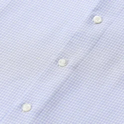 STENSTRÖMS Slim-Fit Hemd aus Baumwolle blau Hemd