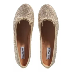 Steve Madden Blossoms R Champagne Ballerinas