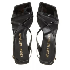 Stuart Weitzman Oasis 50 Slingback Sandal Black Sandalen