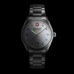 Swiss Military Hanowa Quarzuhr Roadrunner Lady Sparkle silber Quarzuhr