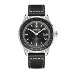 Swiss Military Hanowa Quarzuhr Afterburn Gmt schwarz Automatikuhr