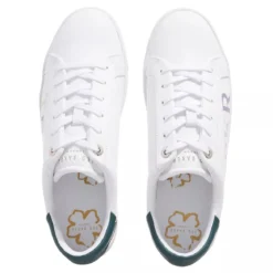 Ted Baker Artii Branded Leather Cupsole Sneaker White Low-Top-Sneaker