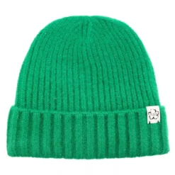 Ted Baker Britny Magnolia Branded Bobble Hat Green Mütze