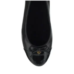 Tory Burch Cap-Toe Ballet Perfect Black/Perfect Black Ballerinas